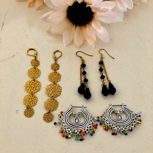 Bundle earrings.